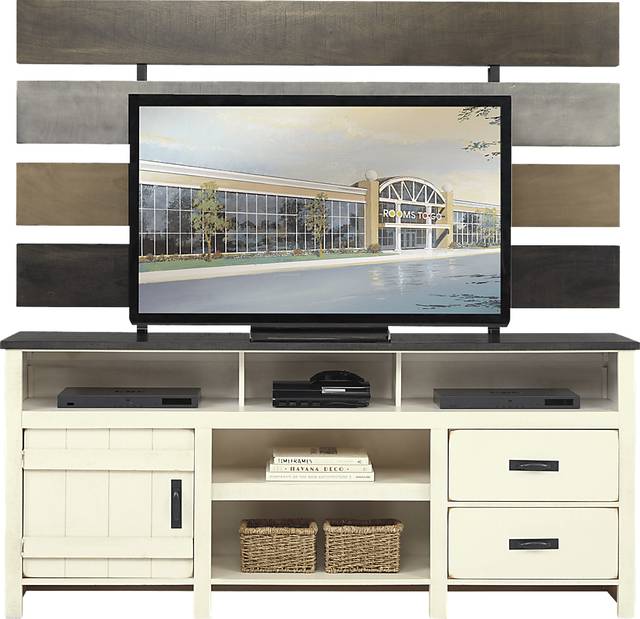 Chattanooga II White 2 Pc Wall Unit - Thumbnail - Image 1