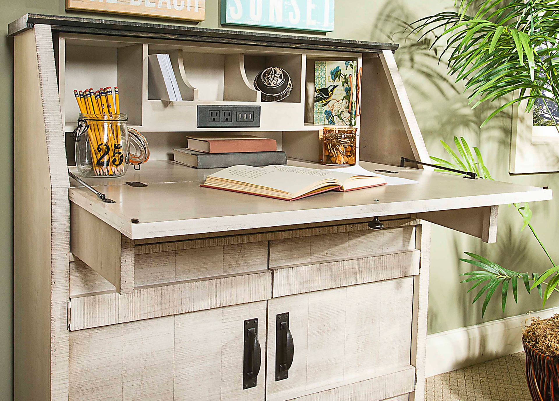 Chattanooga Natural Drop Lid Desk - Image 2