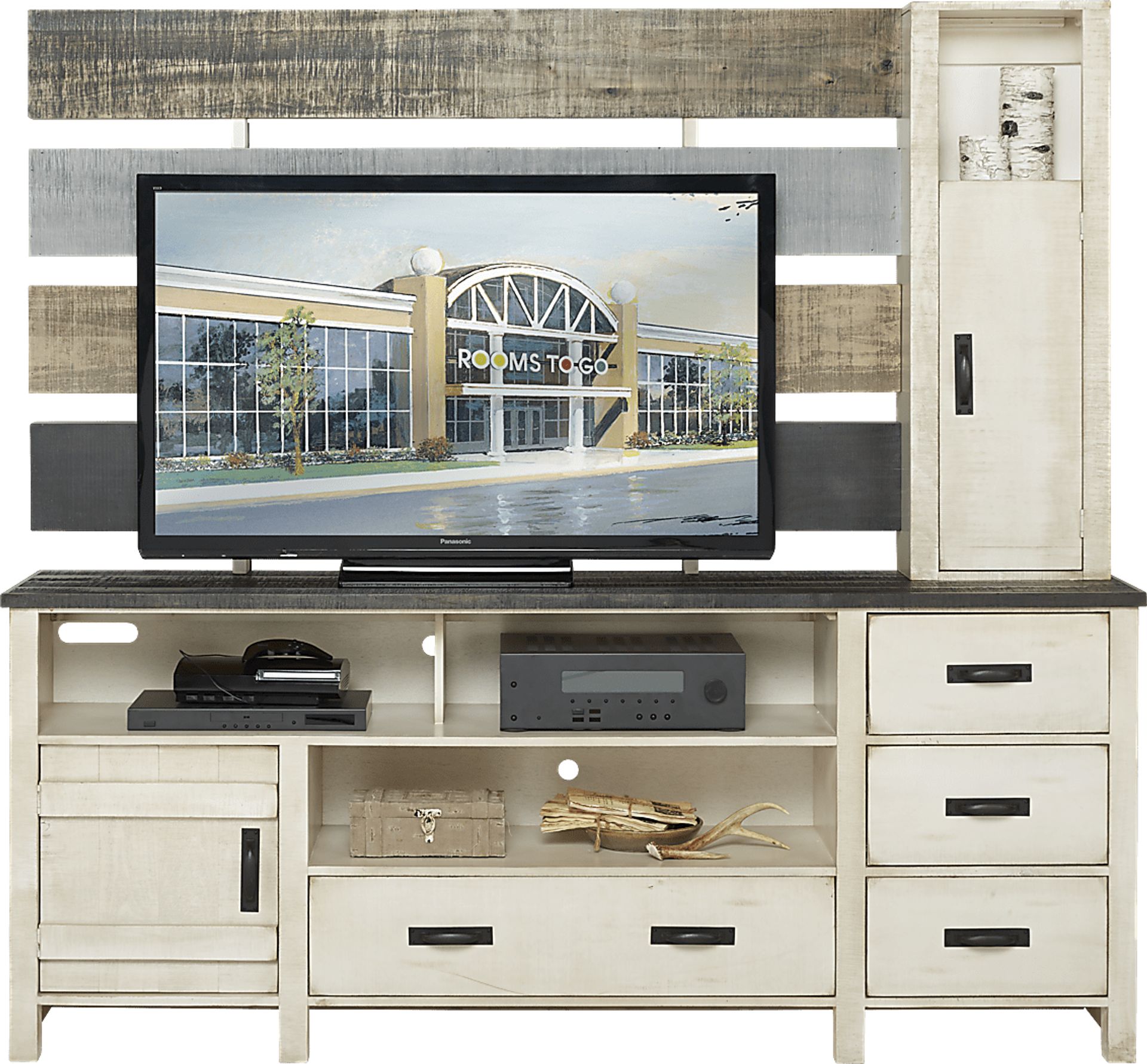 Chattanooga White 3 Pc Wall Unit - Image 1