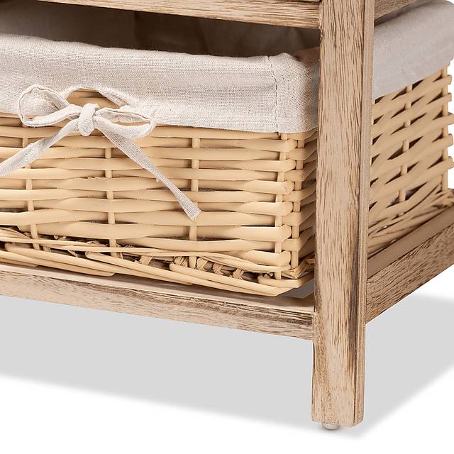 Chattaroy Brown 2 Drawer Storage Unit - Thumbnail - Image 6