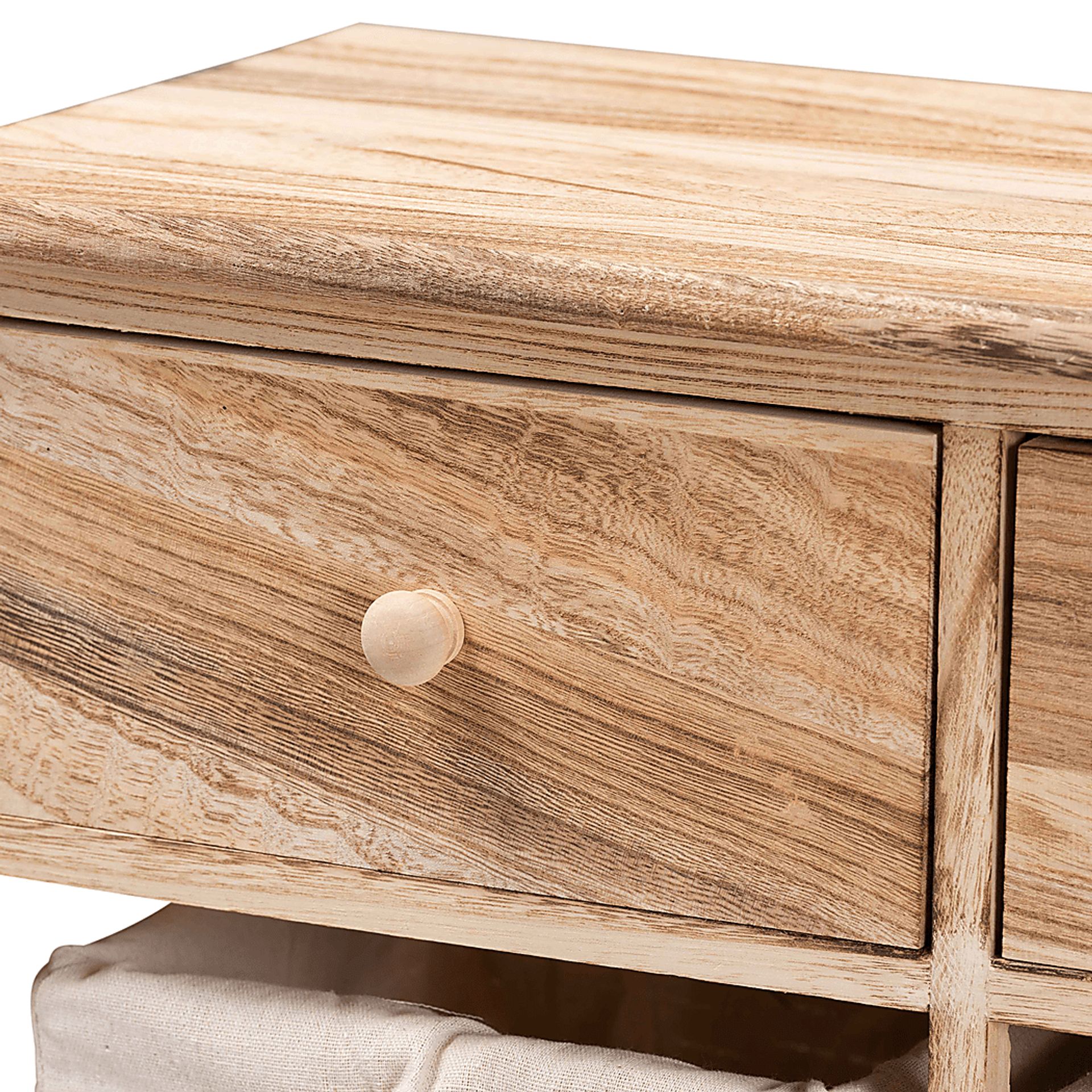 Chattaroy Brown 2 Drawer Storage Unit - Image 8