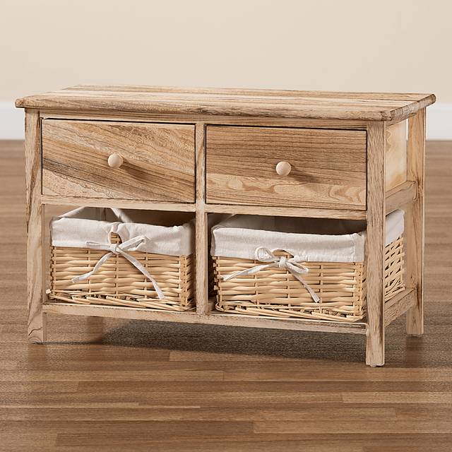 Chattaroy Brown 2 Drawer Storage Unit - Thumbnail - Image 10