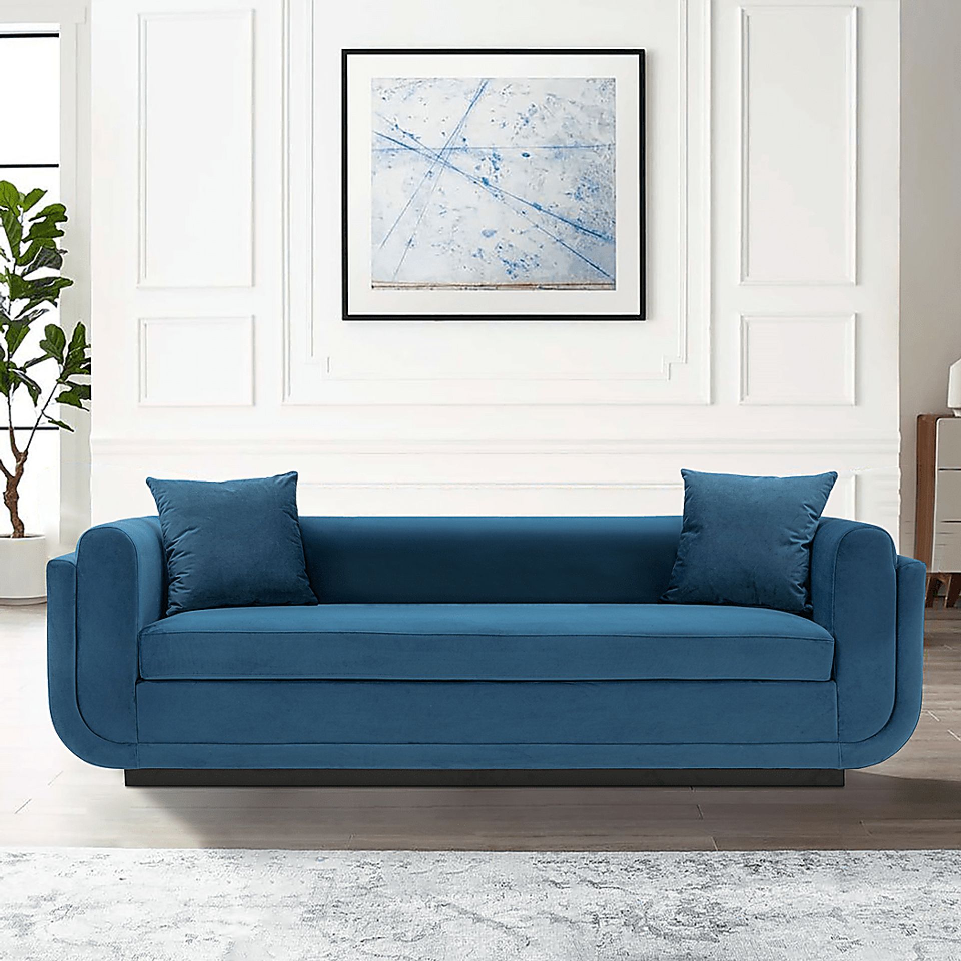 Chatterleigh Blue Sofa - Image 2