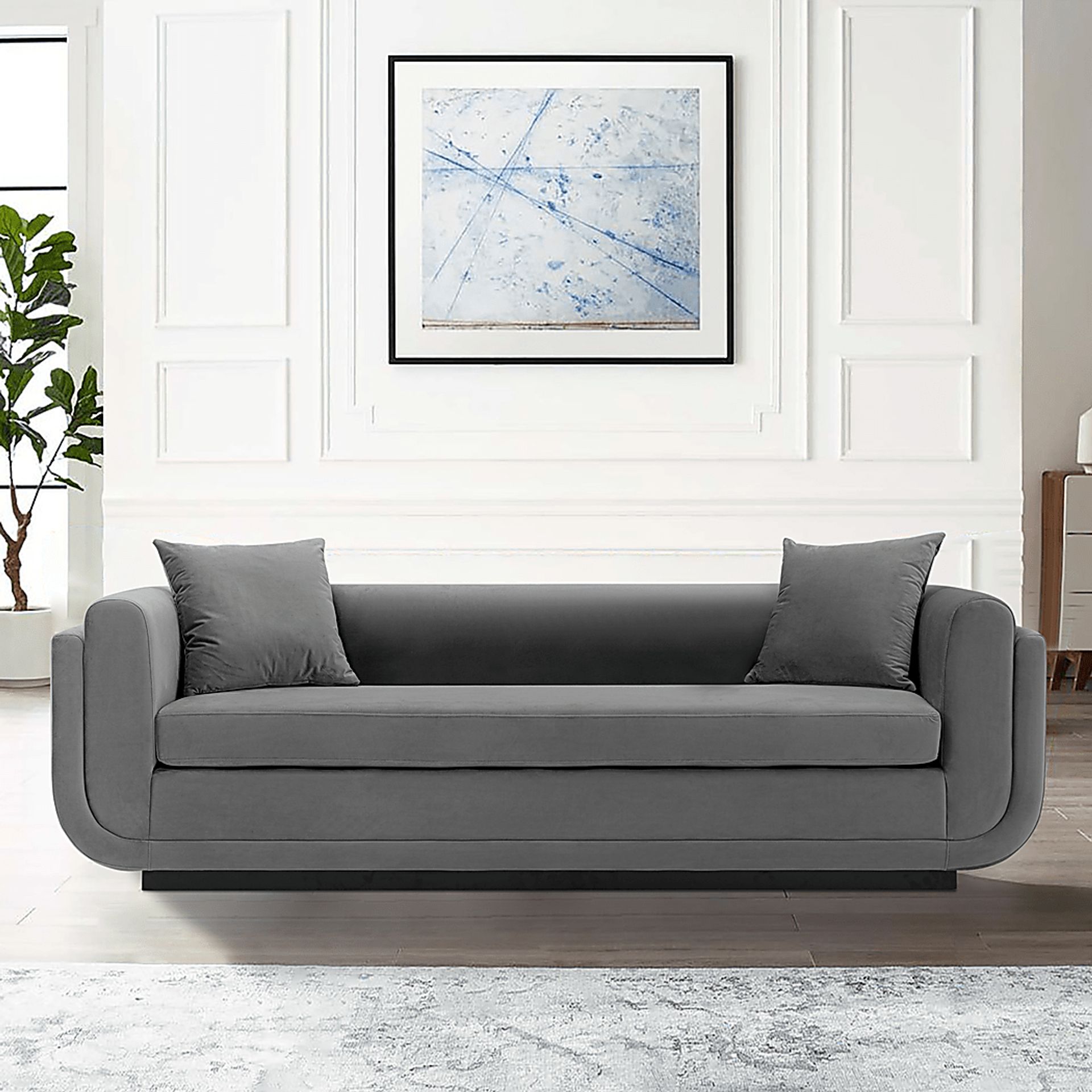 Chatterleigh Dark Gray Sofa - Image 2