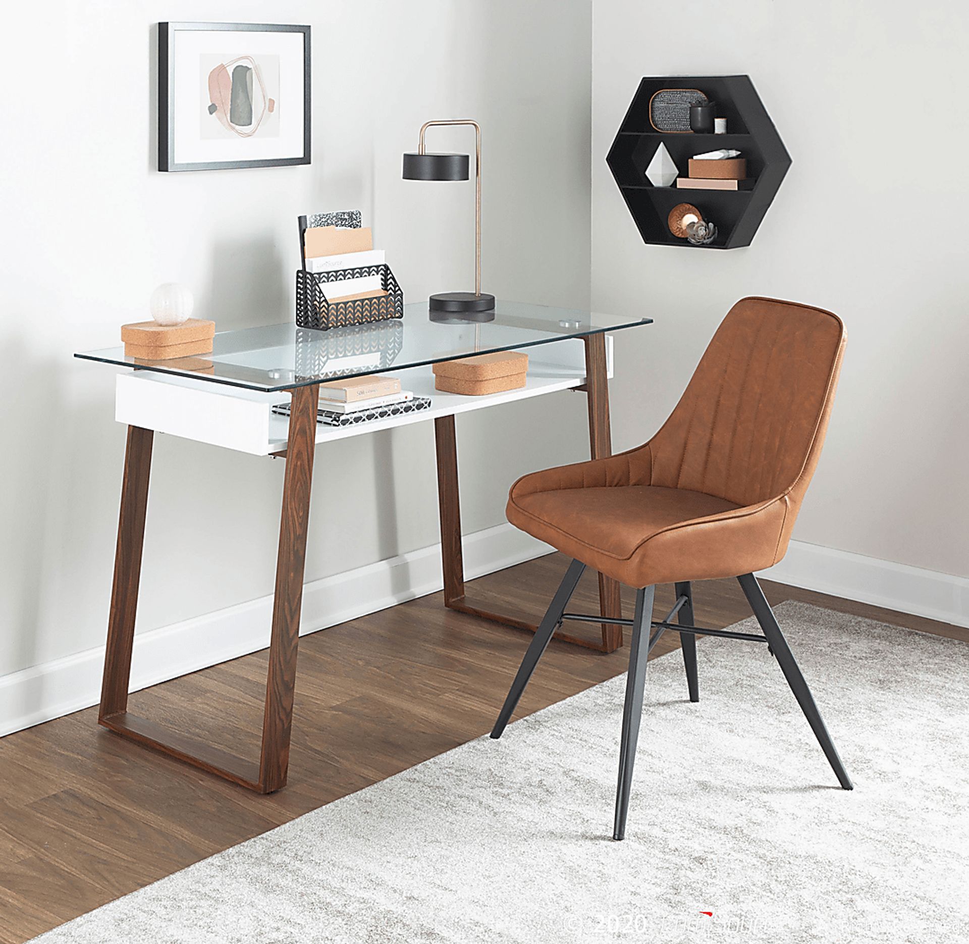 Chatteron White Desk - Image 11