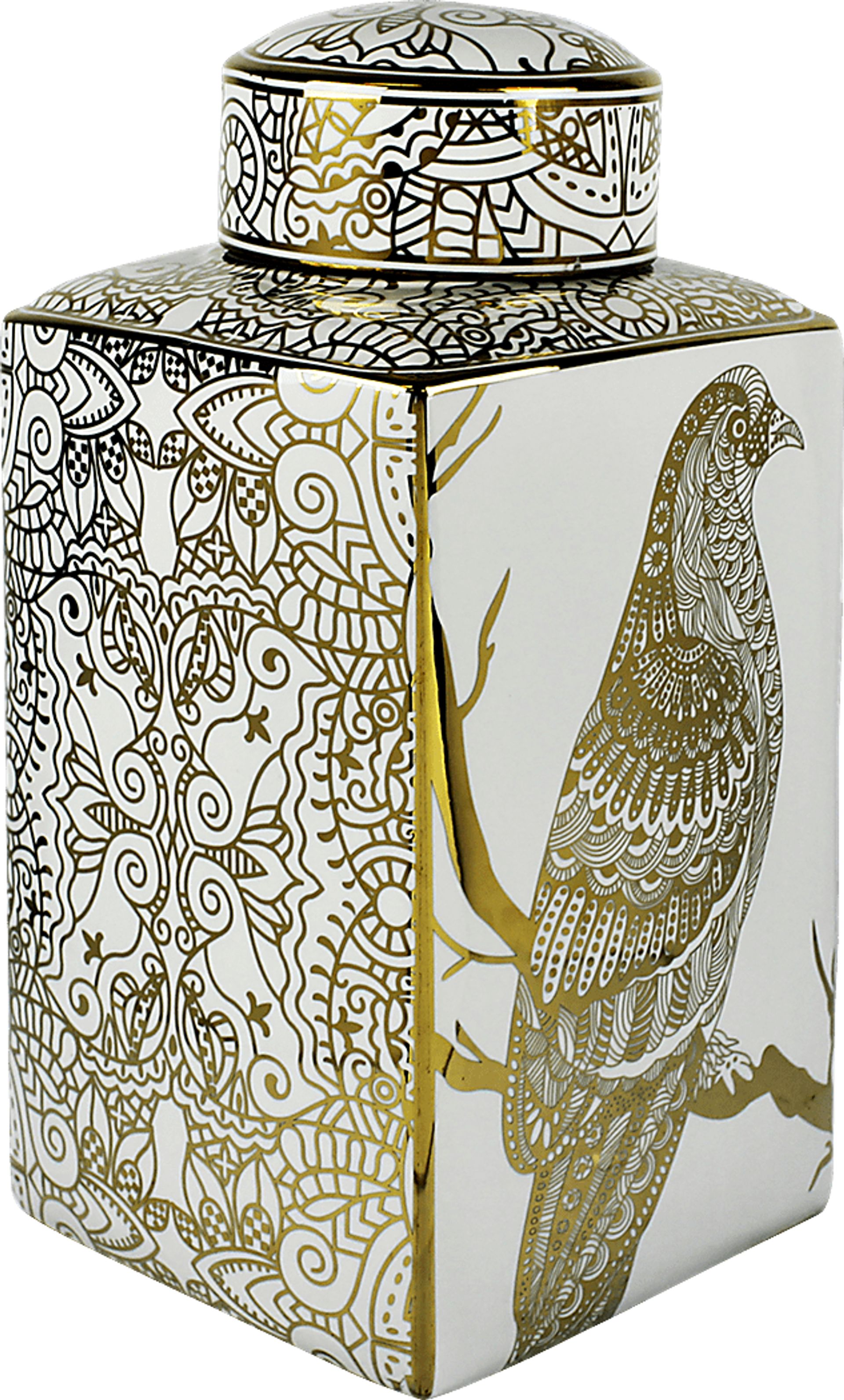 Chatton White Medium Jar - Image 1