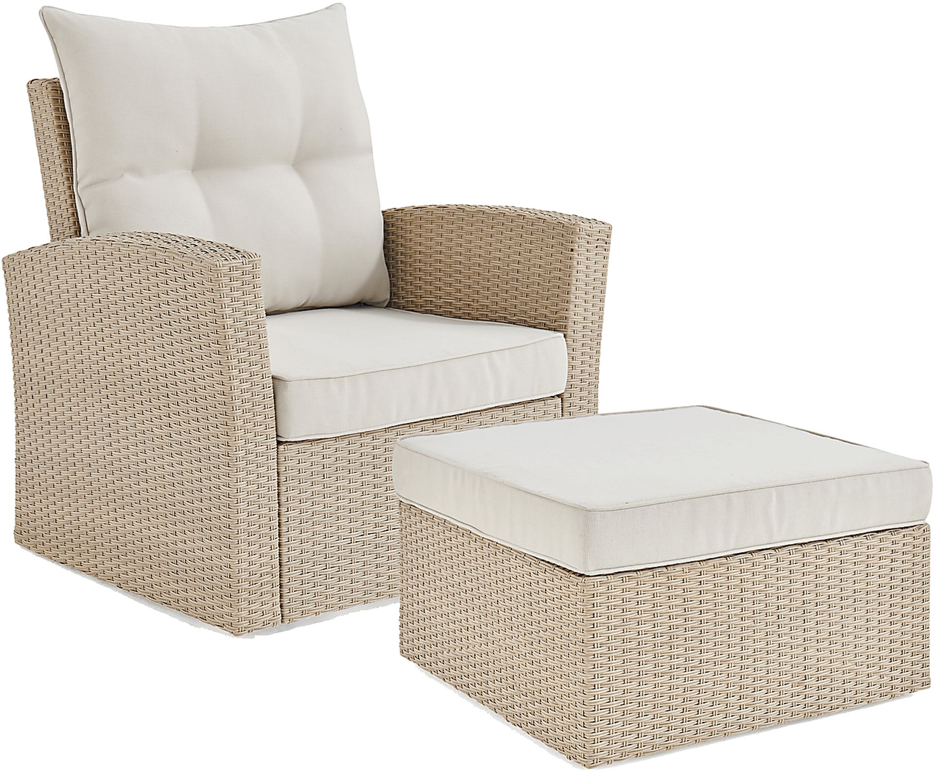 Chattooga Cream 4 Pc Outdoor Seating Set - Image 2