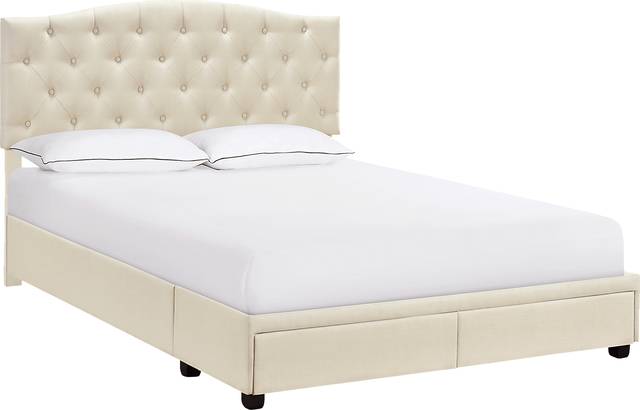 Chatwood Cream King Bed - Thumbnail - Image 1