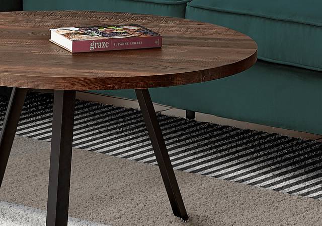 Chaucerwood Brown Cocktail Table - Thumbnail - Image 2