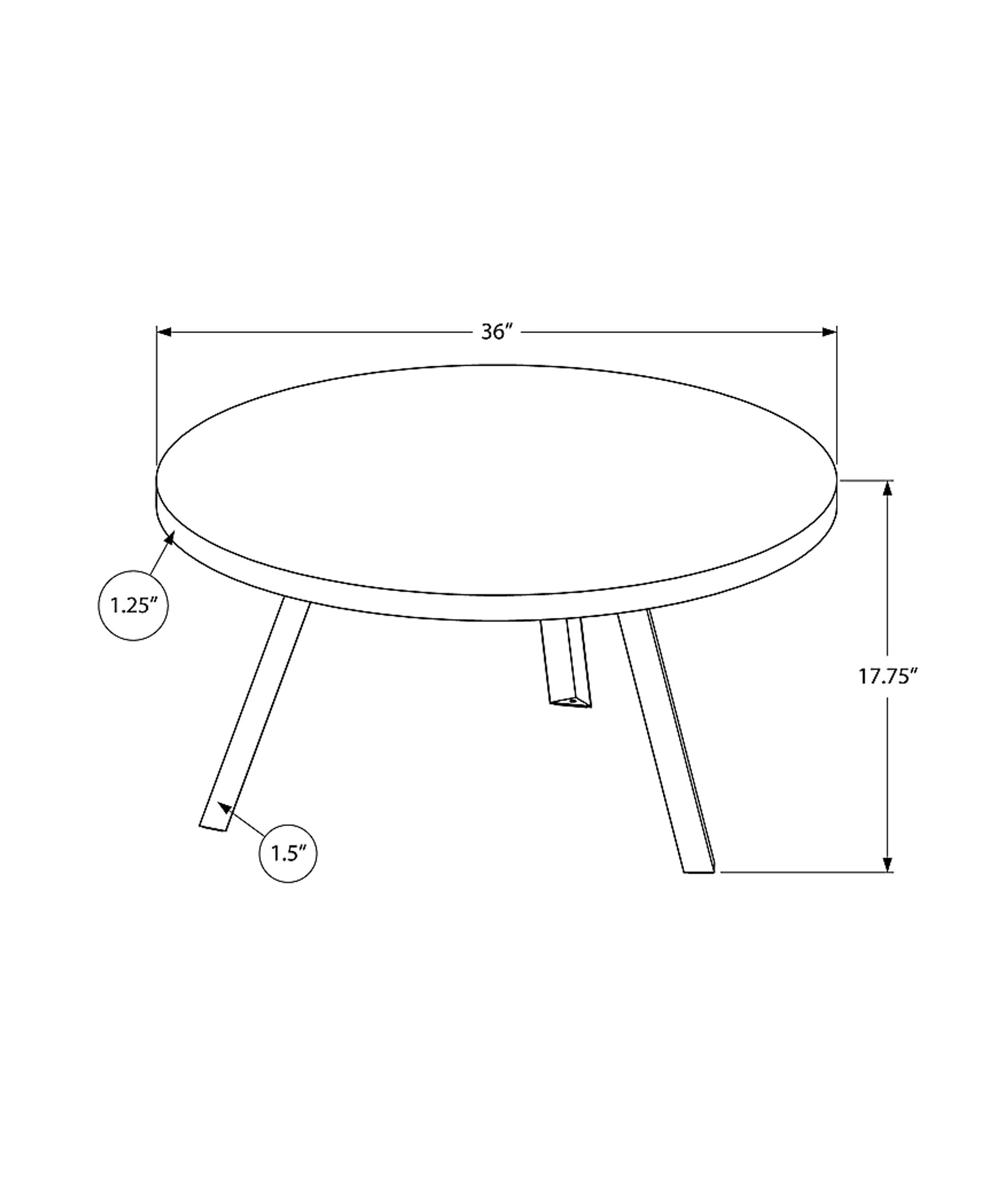 Chaucerwood Brown Cocktail Table - Image 3