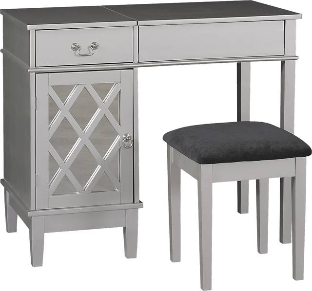 Chauncy Silver Vanity Set - Thumbnail - Image 1