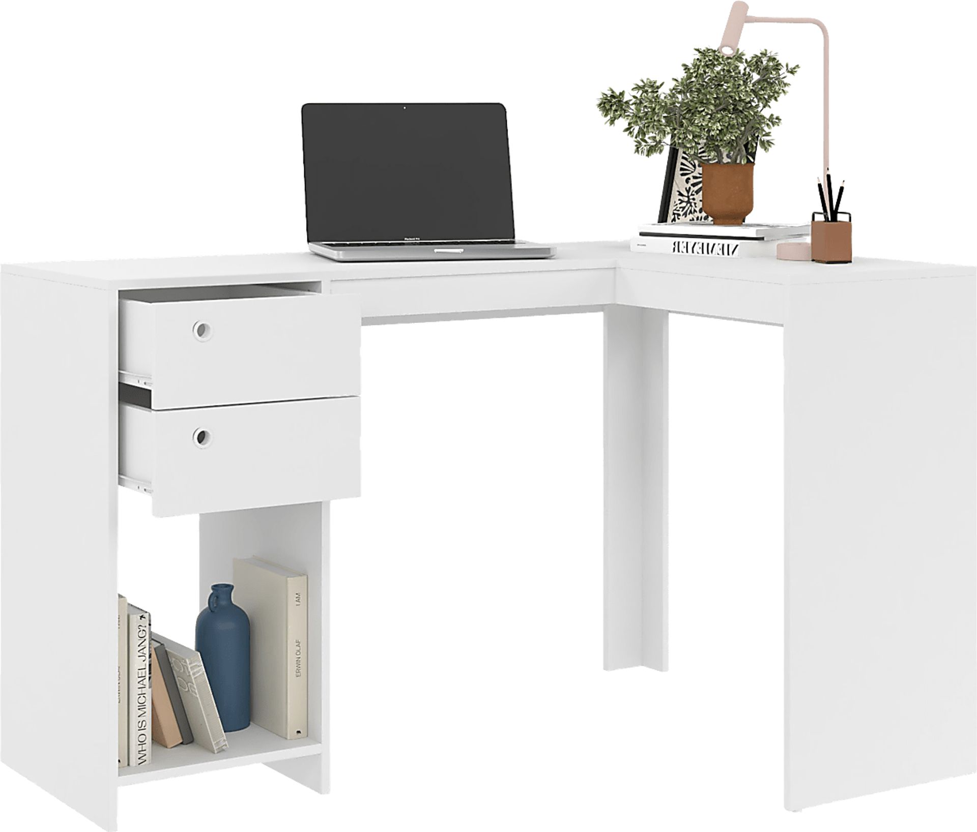 Chavanne White Desk - Image 3