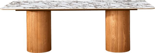 Chaytor Brown Rectangular Dining Table - Thumbnail - Image 2