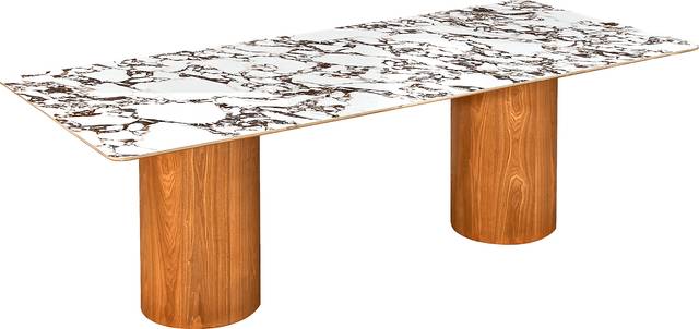 Chaytor Brown Rectangular Dining Table - Thumbnail - Image 3