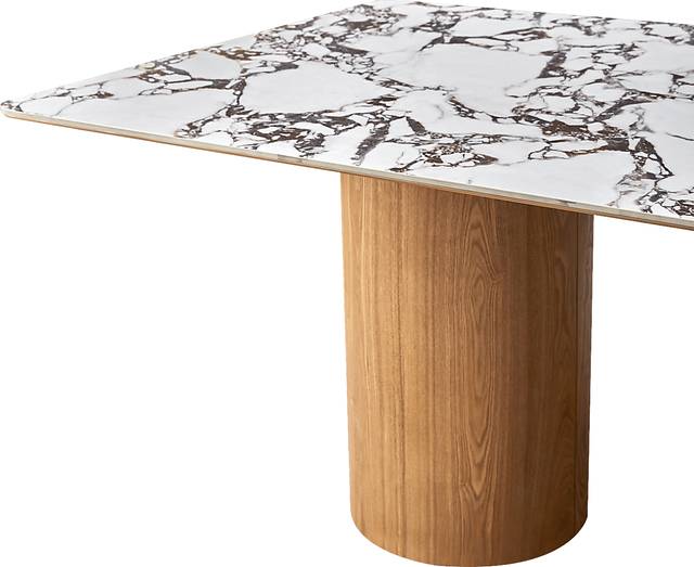 Chaytor Brown Rectangular Dining Table - Thumbnail - Image 4