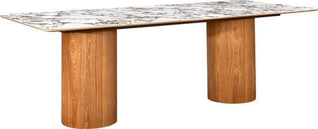 Chaytor Brown Rectangular Dining Table - Thumbnail - Image 1