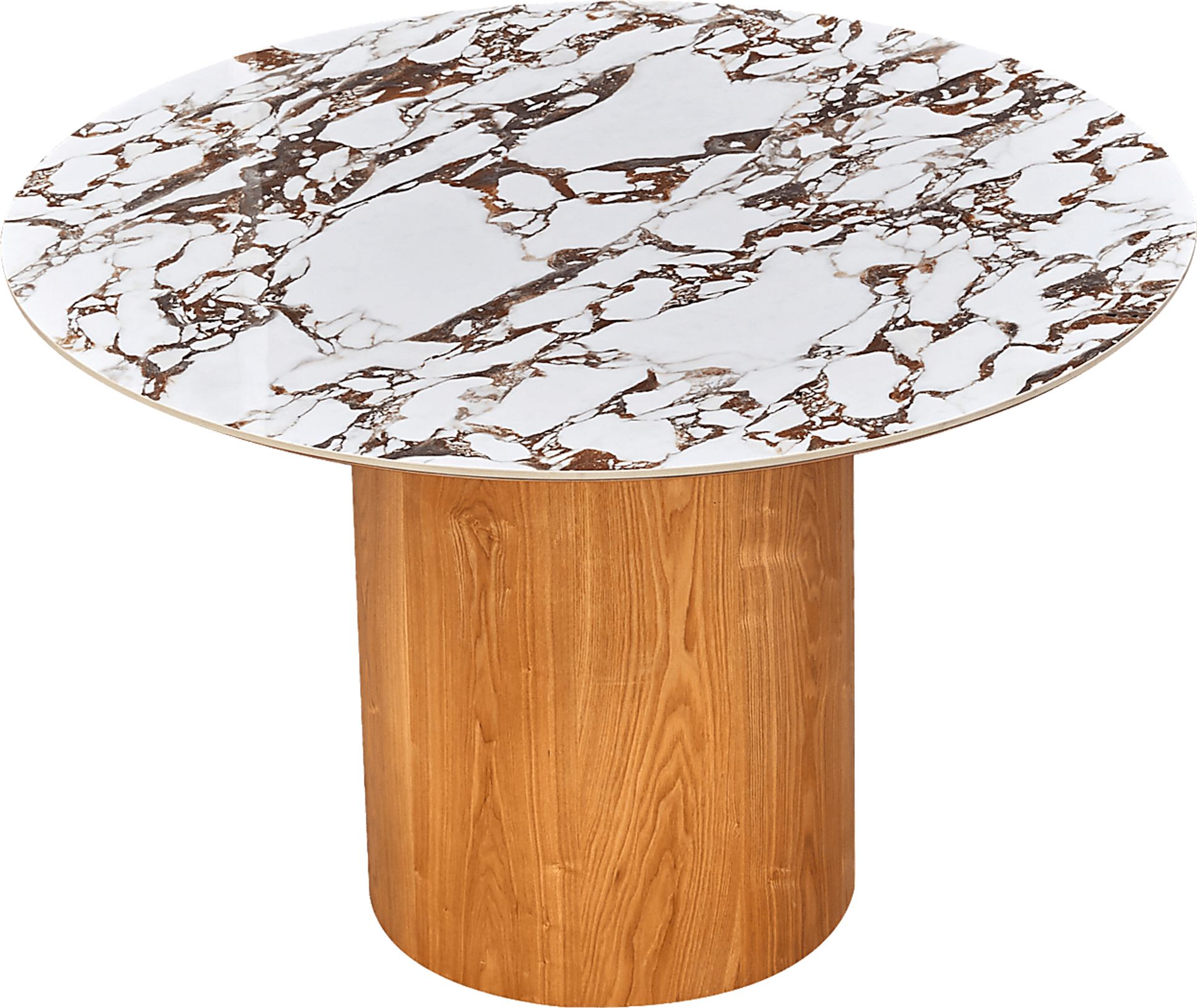 Chaytor Brown Round Dining Table - Image 2