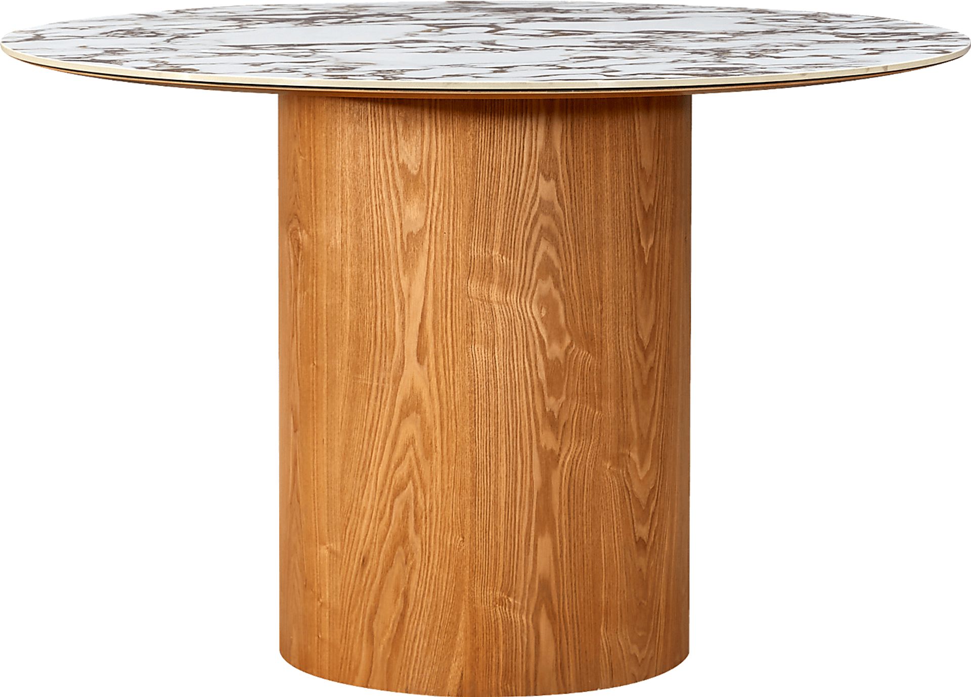 Chaytor Brown Round Dining Table - Image 1