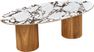 Chaytor White Marble Cocktail Table