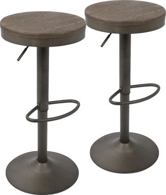 Chaz Brown Barstool (Set of 2)