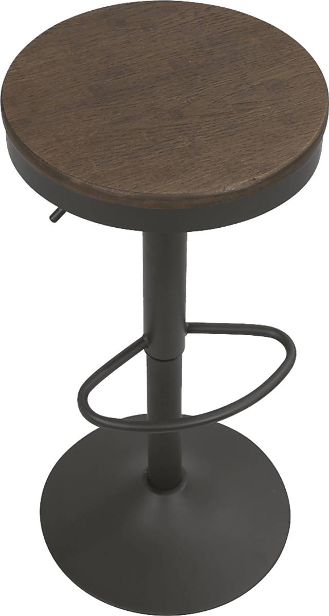 Chaz Gray Brown 3 Pc Bar Height Dining Set - Thumbnail - Image 4