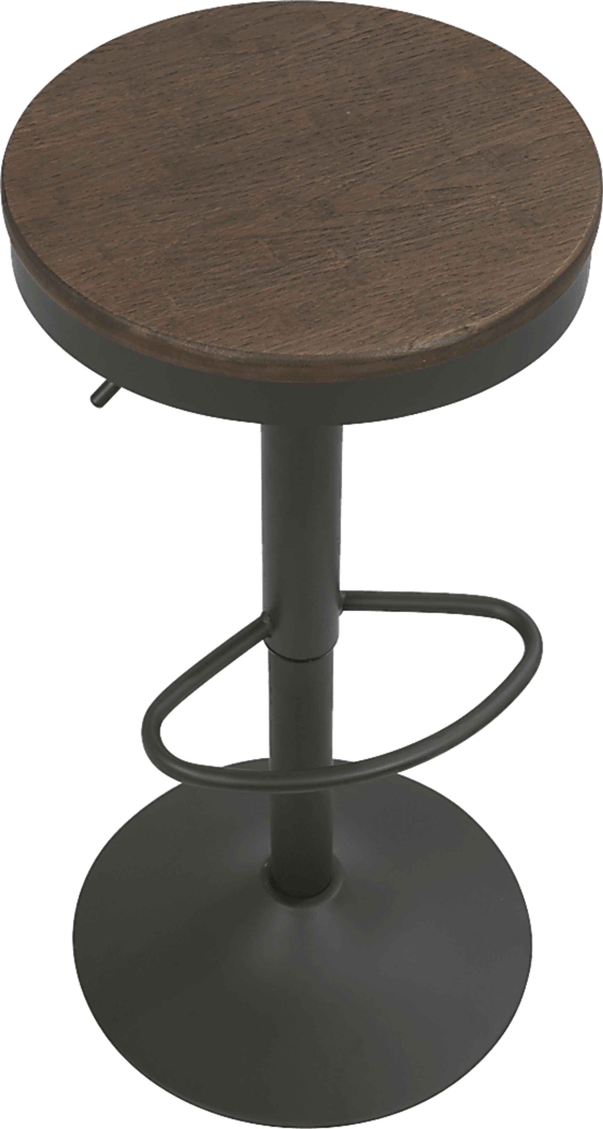 Chaz Gray Brown 3 Pc Bar Height Dining Set - Image 4