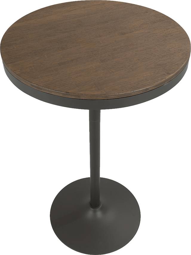 Chaz Gray Brown 3 Pc Bar Height Dining Set - Thumbnail - Image 6
