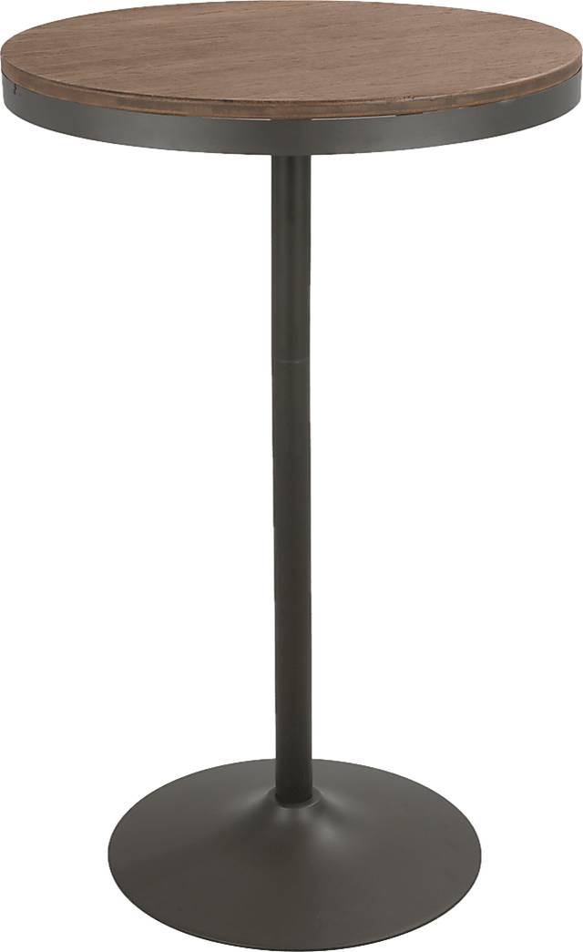Chaz Gray Brown 3 Pc Bar Height Dining Set - Thumbnail - Image 7