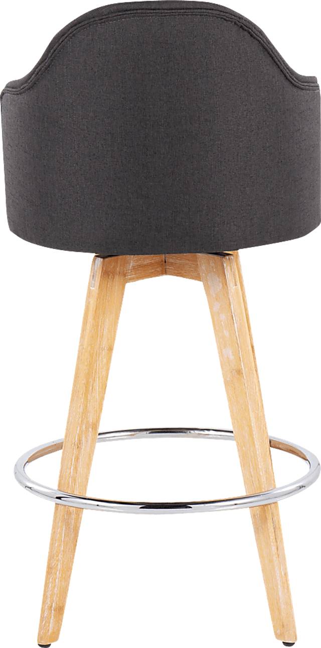 Chazmin Charcoal Counter Height Stool, Set of 2 - Thumbnail - Image 5