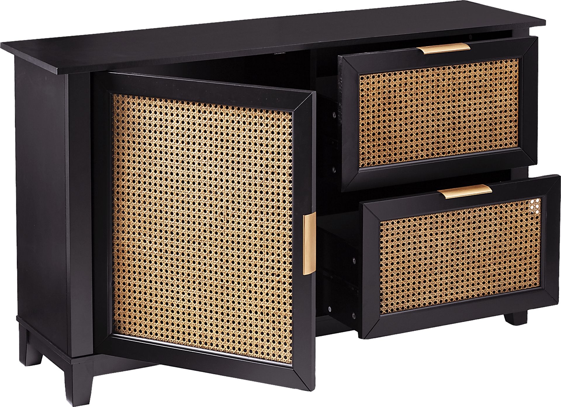 Checkshire Black Accent Cabinet - Image 2