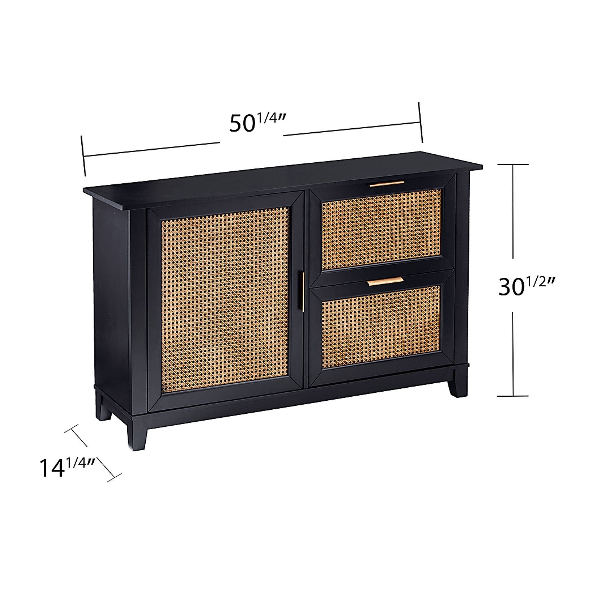 Checkshire Black Accent Cabinet - Image 5