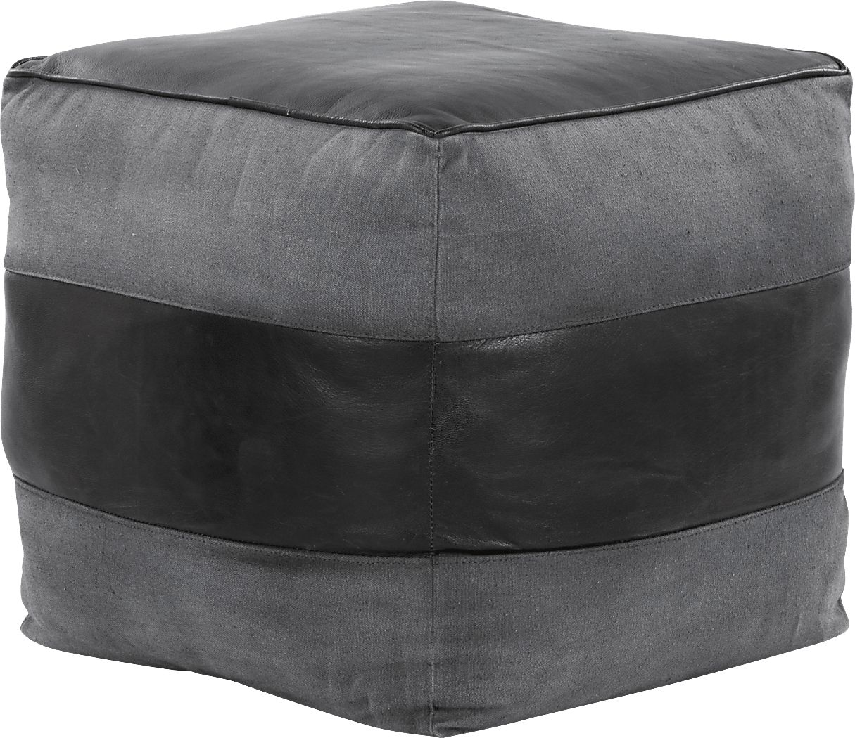 Cheerie I Black Pouf