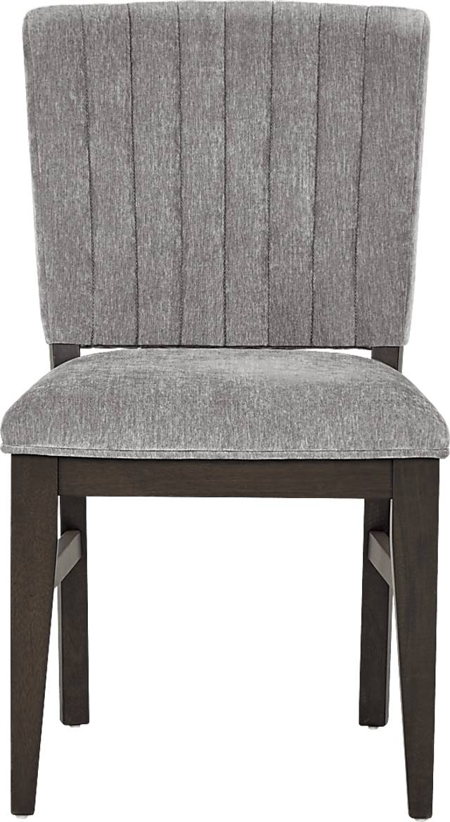 Cheetham Hill Gray Side Chair - Thumbnail - Image 2
