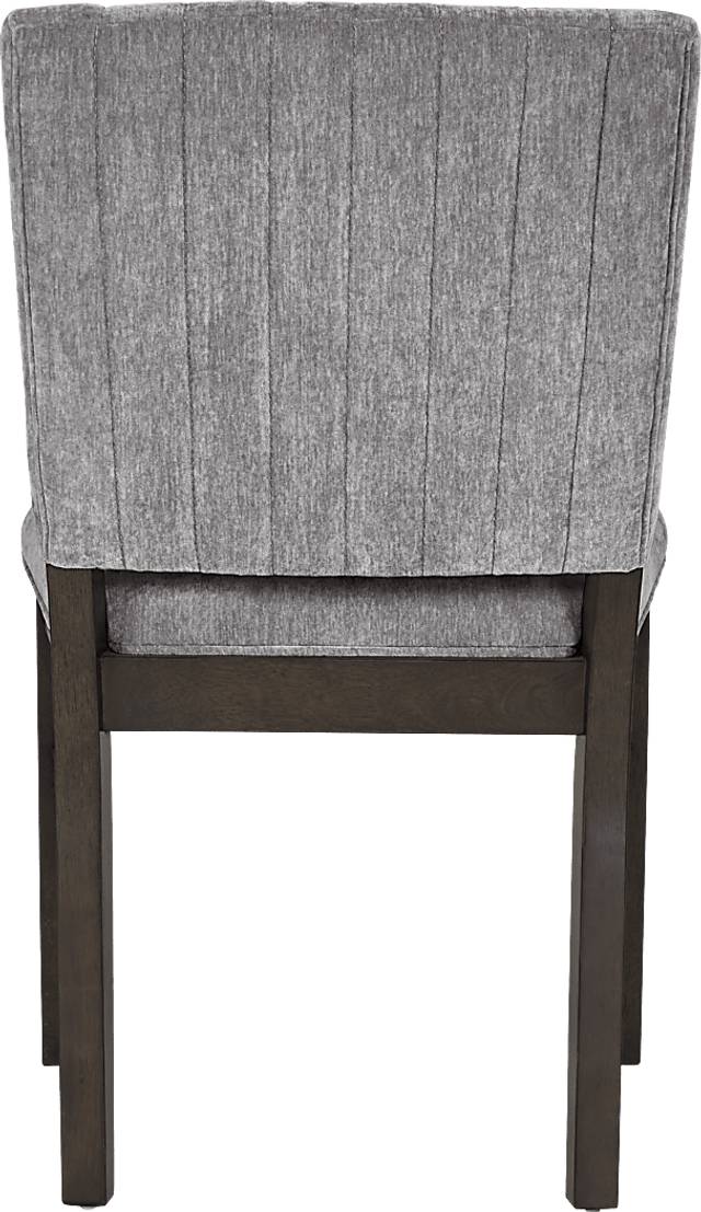 Cheetham Hill Gray Side Chair - Thumbnail - Image 3