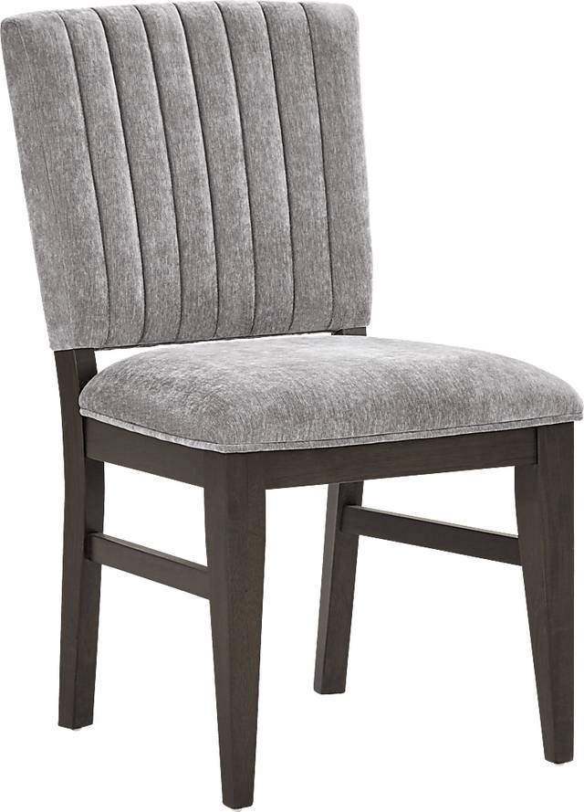 Cheetham Hill Gray Side Chair - Thumbnail - Image 1