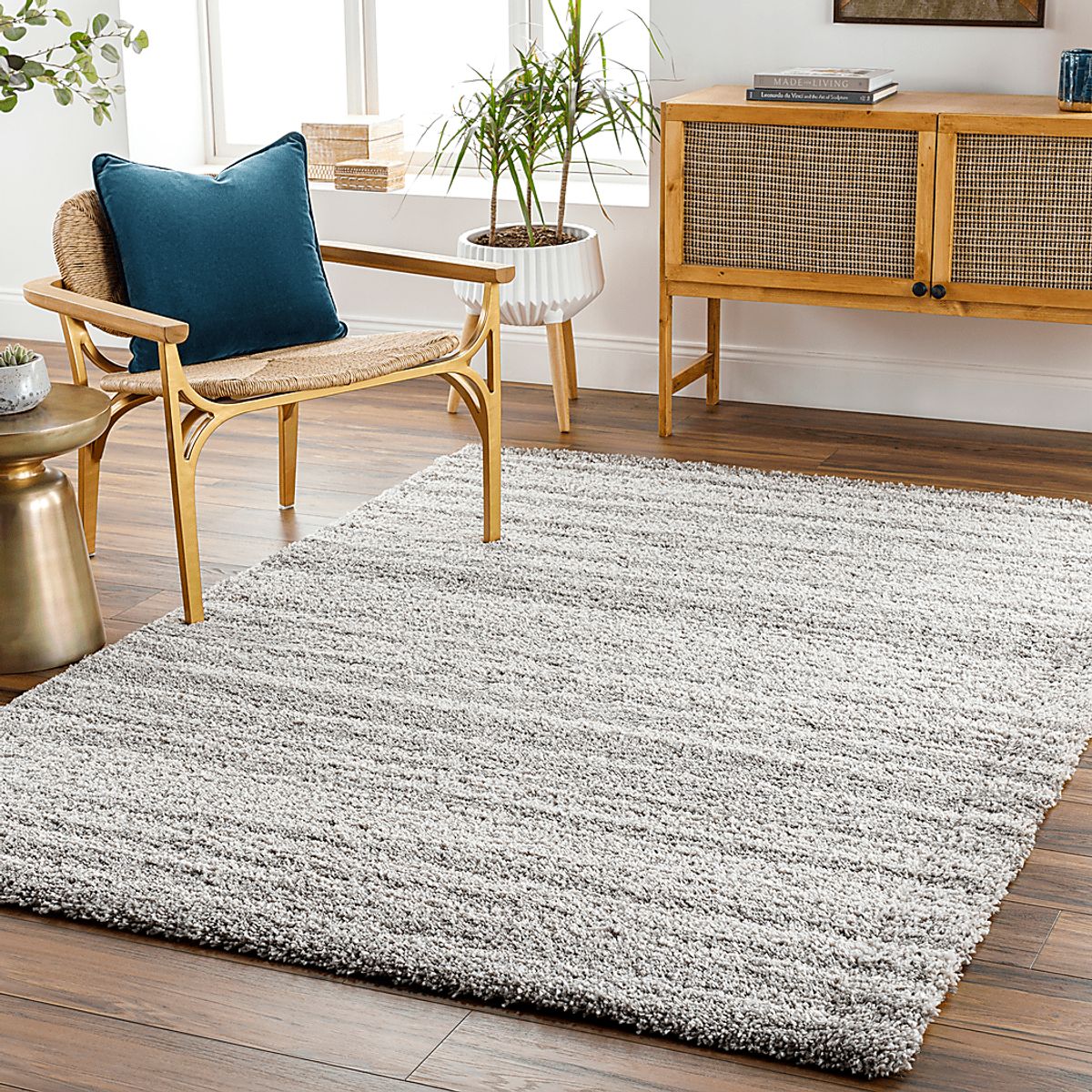 Cheguya Gray,White Rugs | Rooms to Go