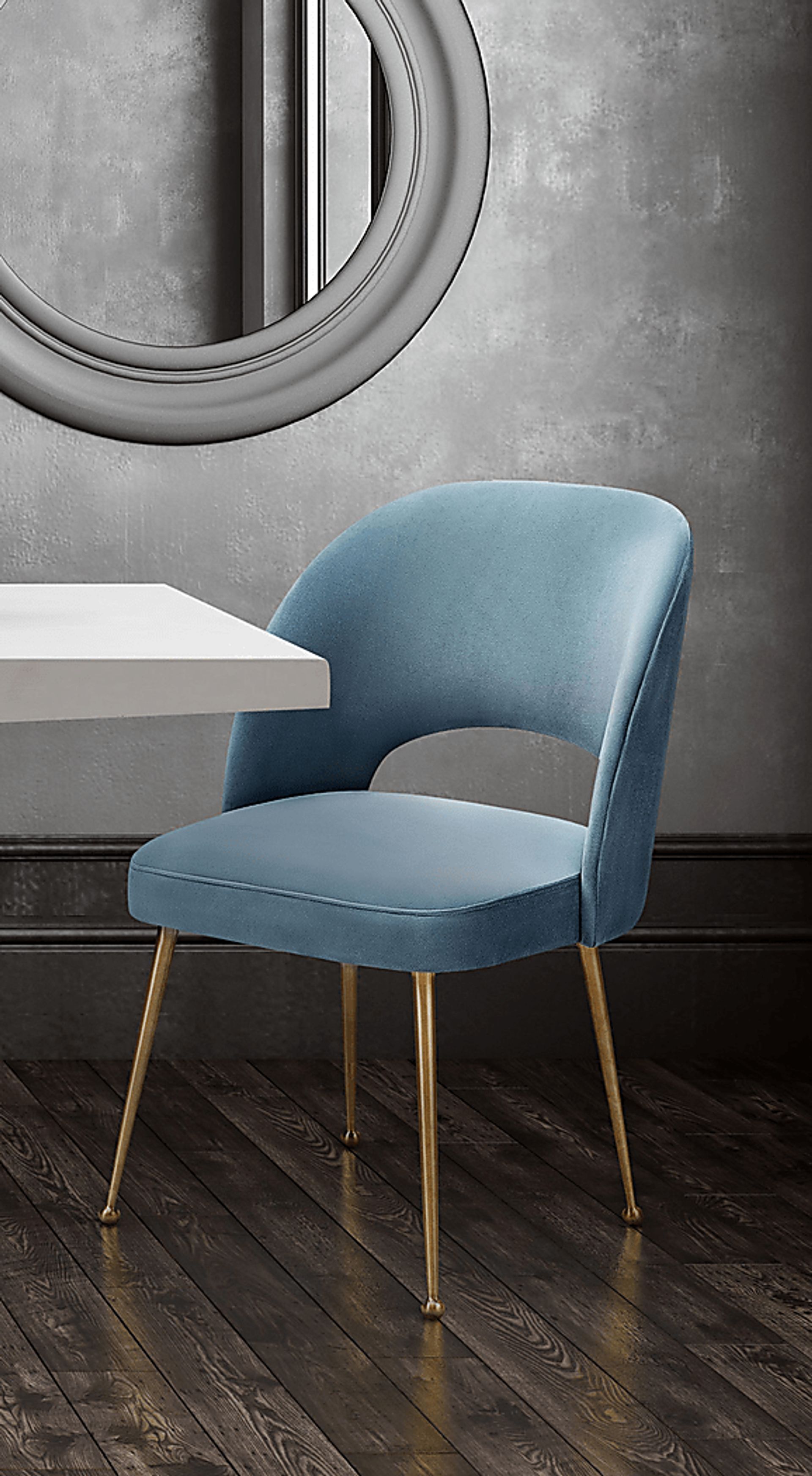 Chelsera Blue Dining Chair - Image 9