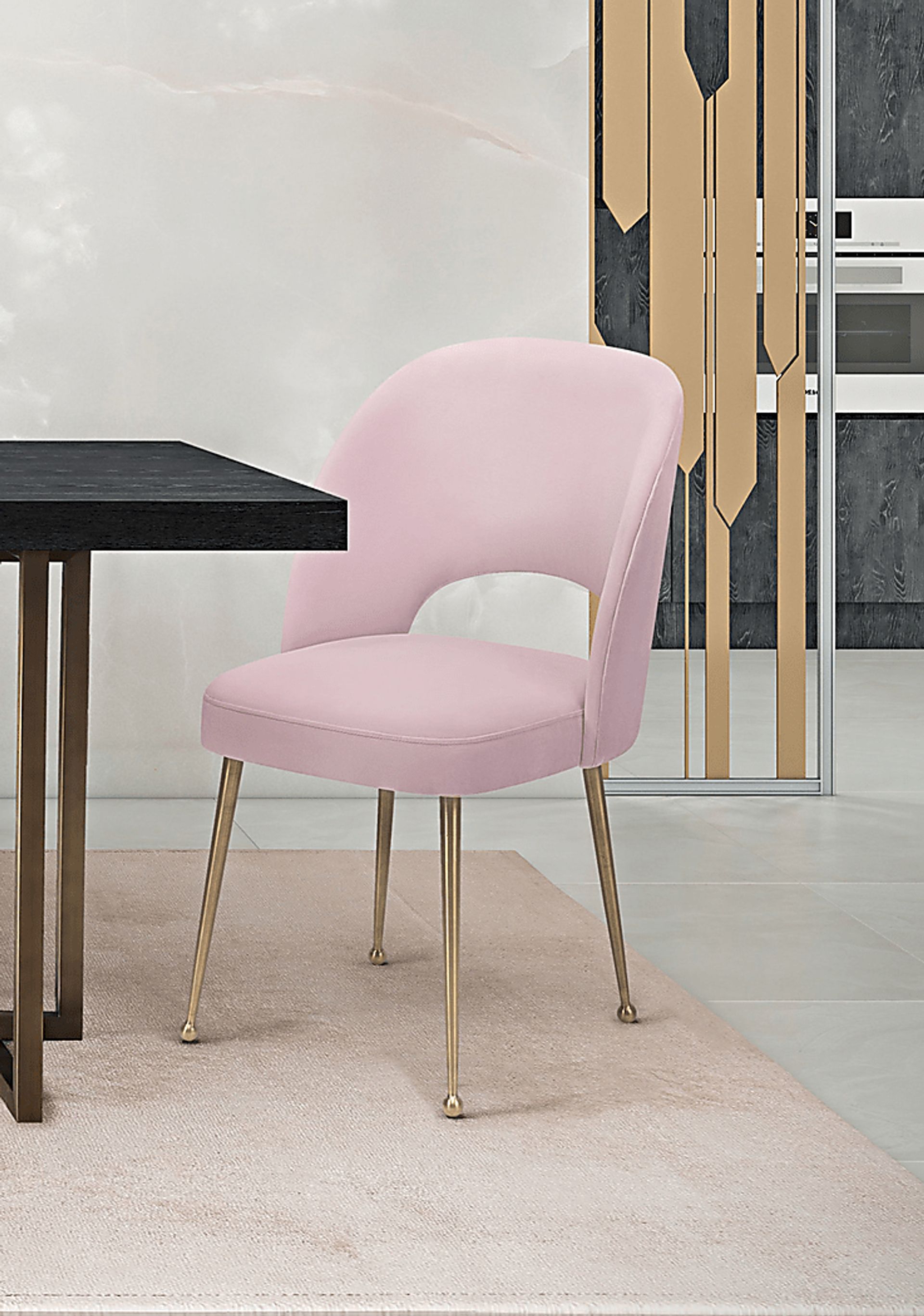 Chelsera Blush Dining Chair - Image 5
