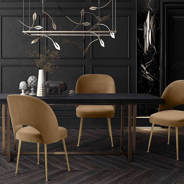 Chelsera Cognac Dining Chair - Thumbnail - Image 7