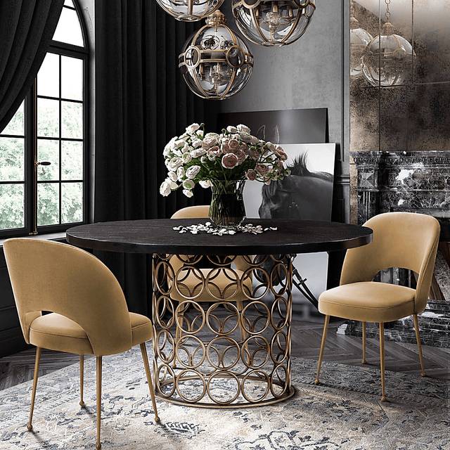 Chelsera Cognac Dining Chair - Thumbnail - Image 8