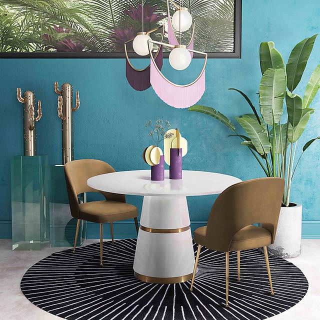 Chelsera Cognac Dining Chair - Thumbnail - Image 9