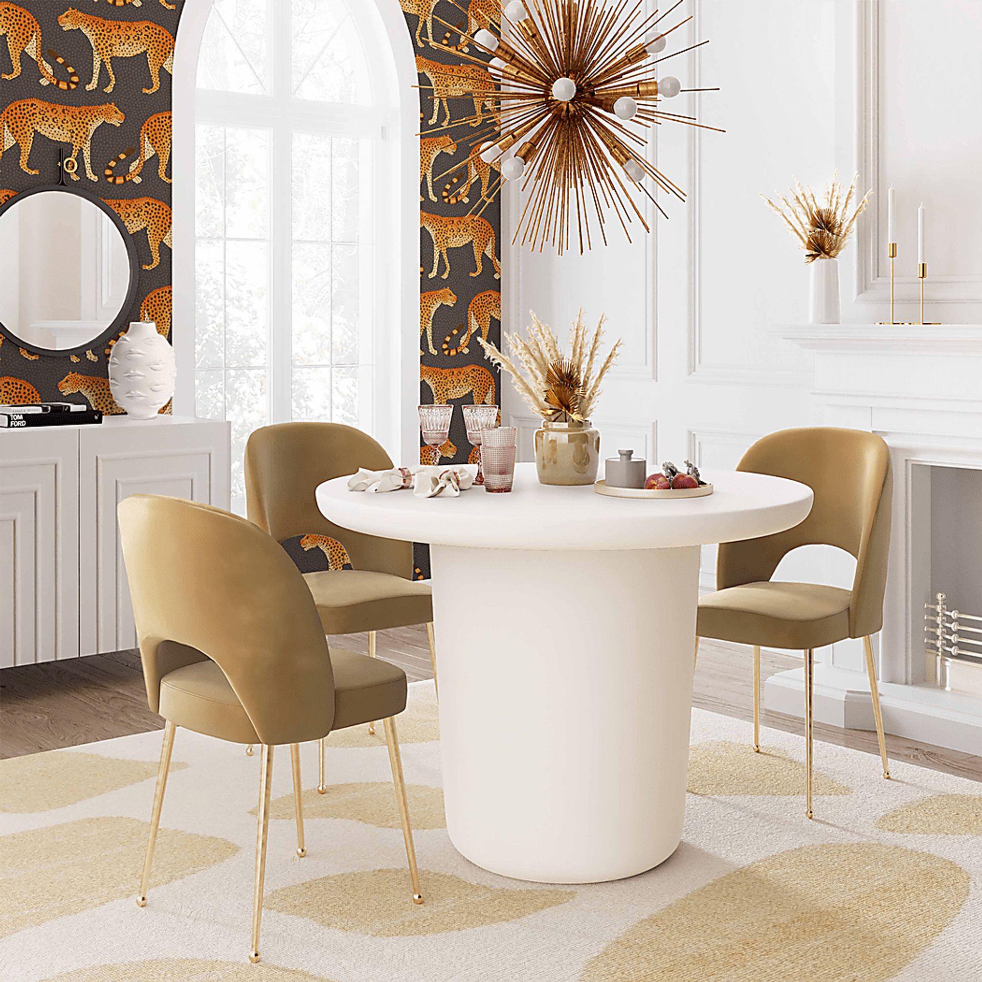 Chelsera Cognac Dining Chair - Image 10