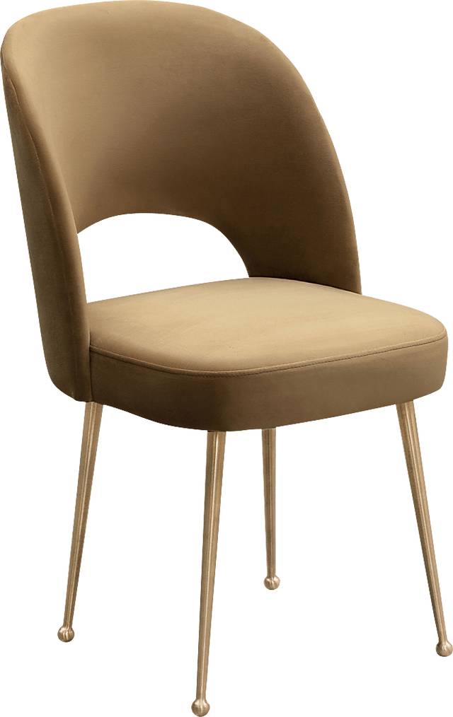 Chelsera Cognac Dining Chair - Thumbnail - Image 1
