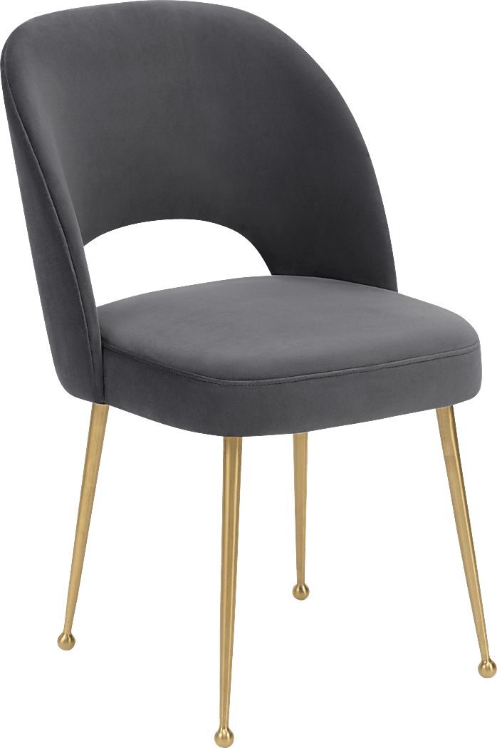Chelsera Dark Gray Dining Chair Rooms To Go