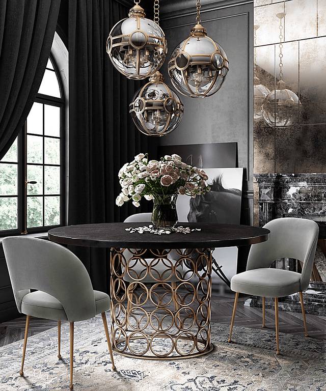 Chelsera Light Gray Dining Chair - Thumbnail - Image 6