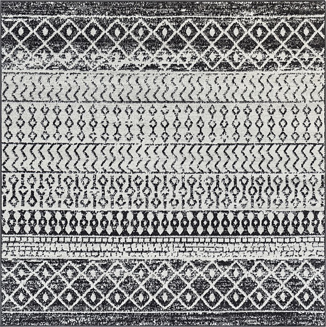 Chelsina I Gray 6' Square Rug