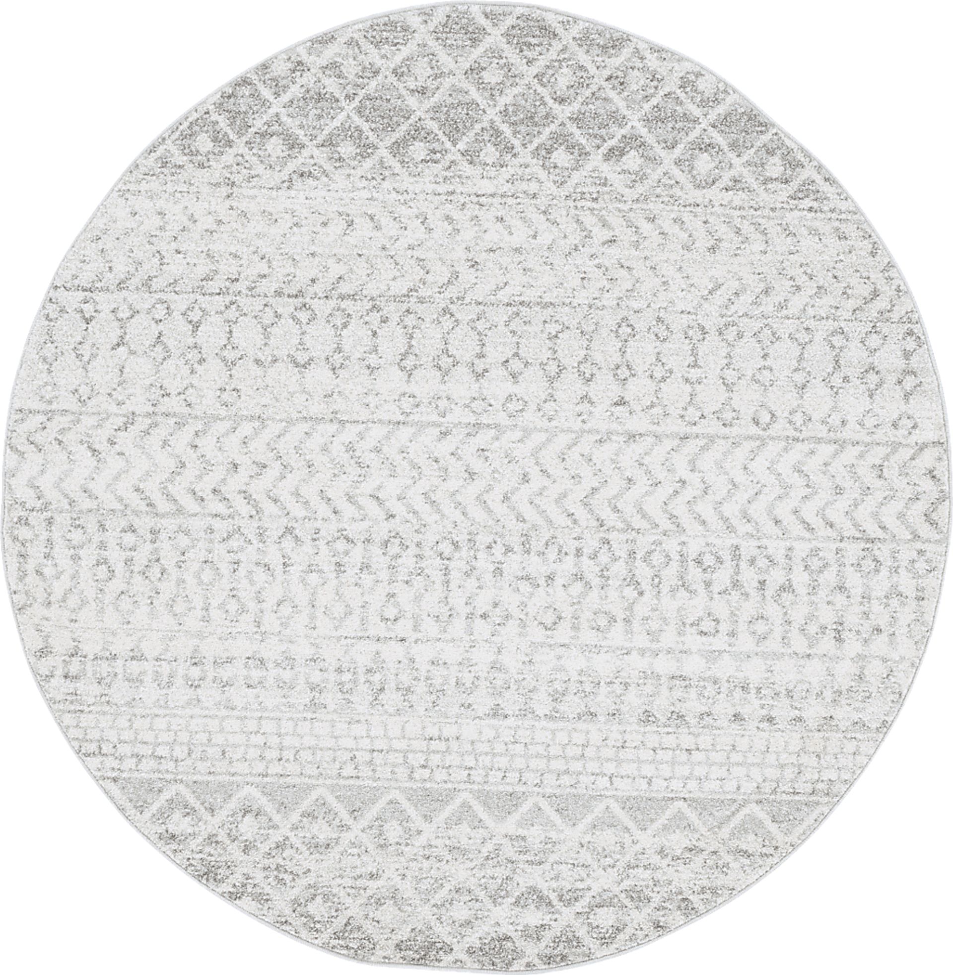 Chelsina I Light Gray 6' Round Rug - Image 1
