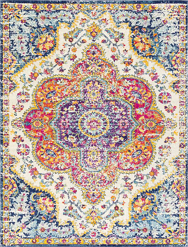 Chelsina II Multi 6'7 x 9' Rug - Thumbnail - Image 1