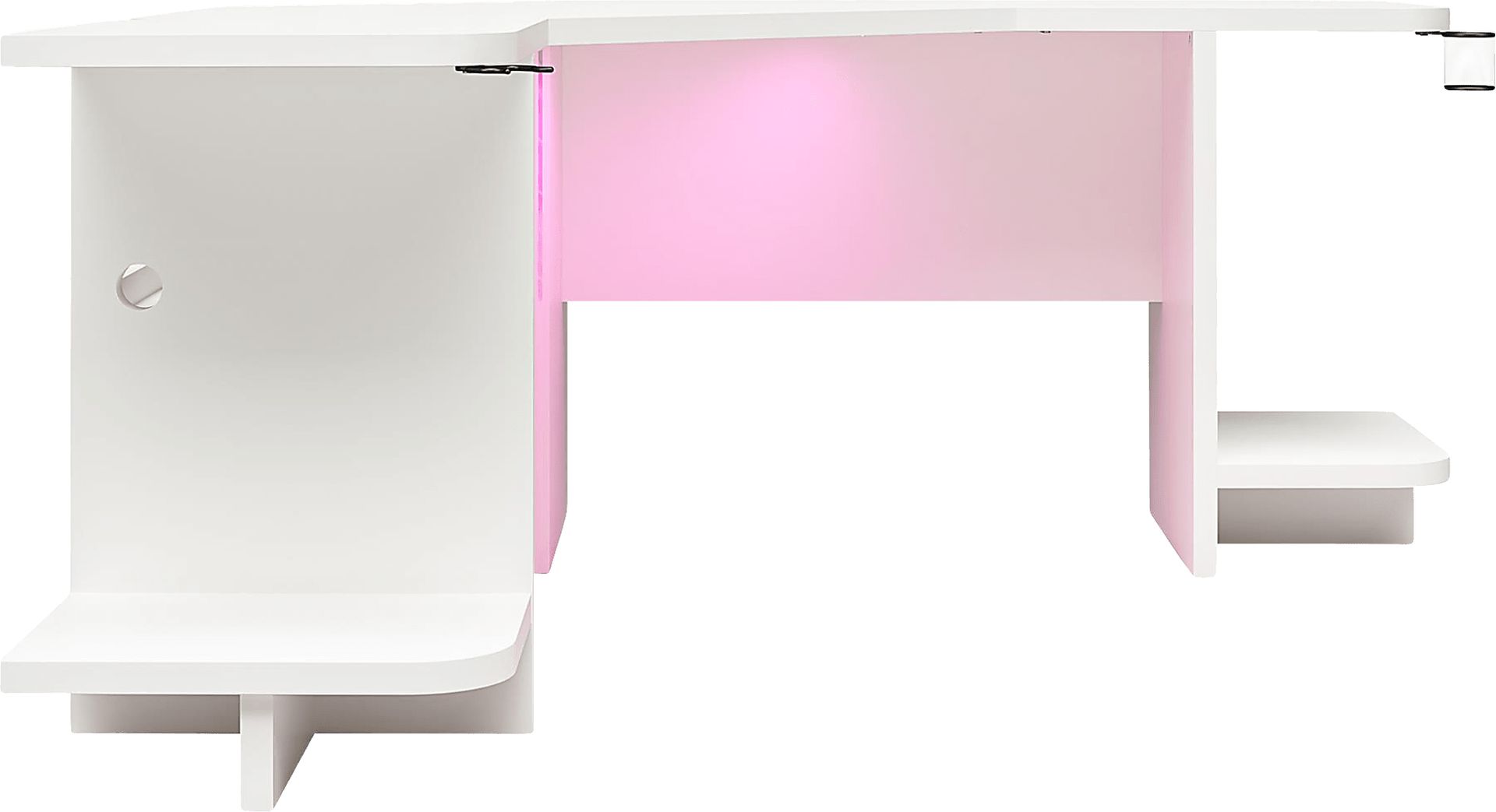 Chelswolde White Gaming Desk - Image 9