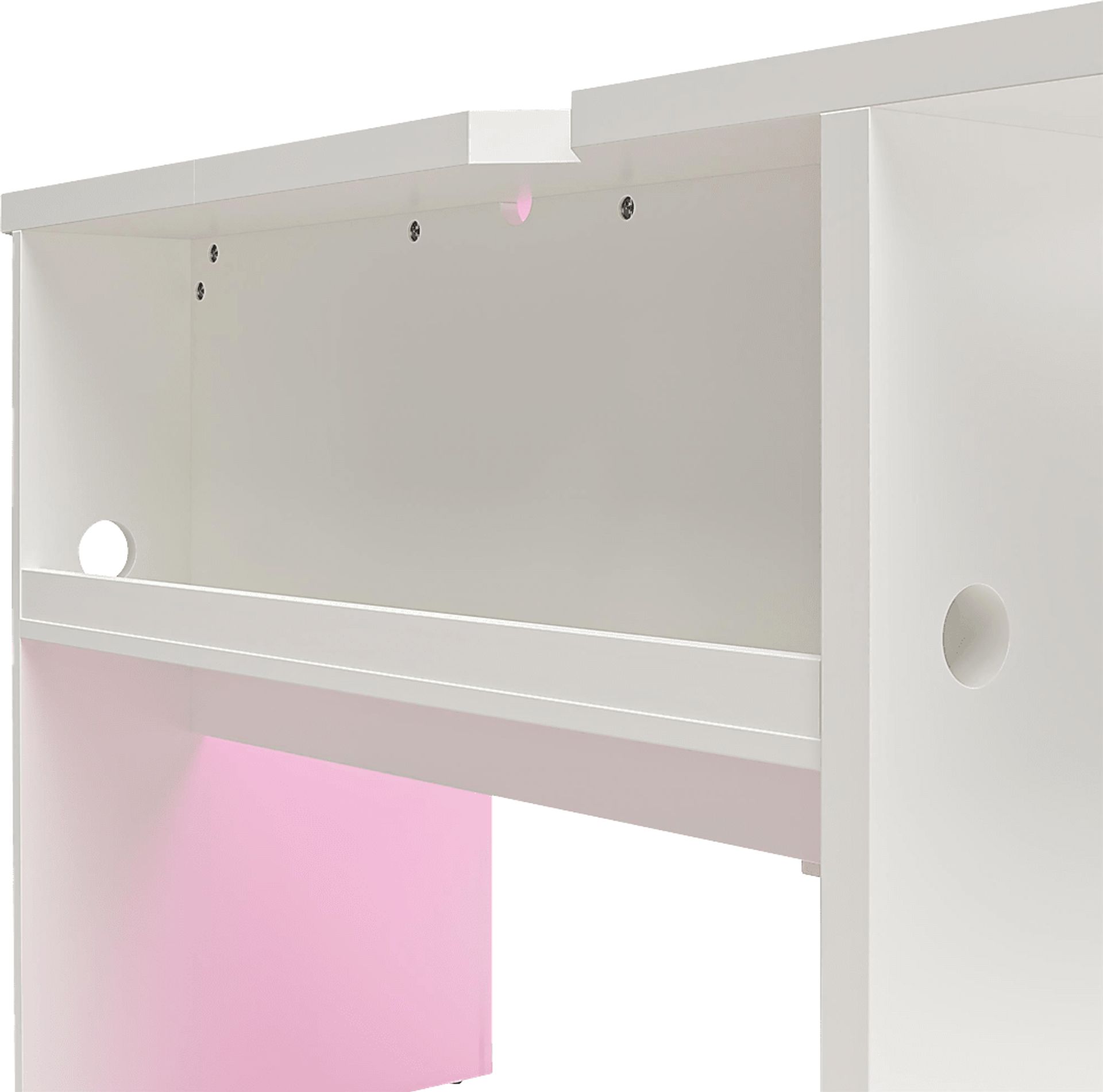 Chelswolde White Gaming Desk - Image 14